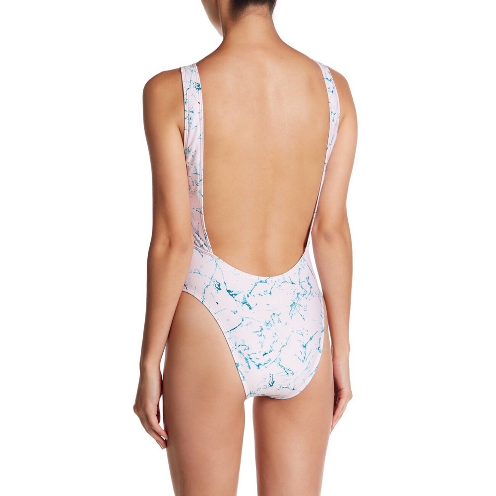 Anthropologie Basta Surf Pink One Piece Swimsuit - Picture 8 of 8